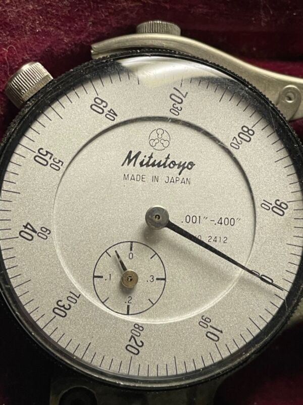 Vintage Mitutoyo Gauge Dial Thickness   .001