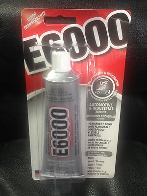 E6000 GLUE 3.7 OZ  ADHESIVE INDUSTRIAL STRENGTH CLEAR GLUE CRAFT 6593412