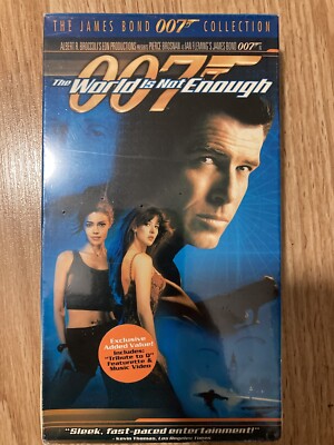 The World Is Not Enough (VHS, 2000) Brand New Factory Sealed MCM Water Marks