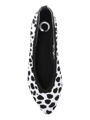 JOURNEE COLLECTION Женские черные балетки Dalmation Karise Slip On Ballet 7