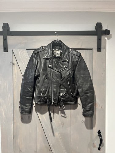 VINTAGE first MFG leather jacket | eBay