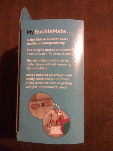 My Buckle Mate TAN Universal Seat Belt Buckle Holder Set of 2 Ages 3+ NIB Secure