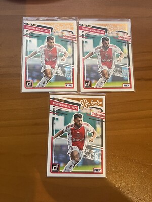 2023-2024 Donruss Soccer Georges Mikautadze The Rookies lot 3x