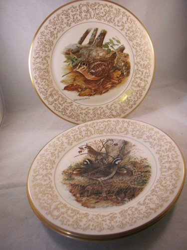 Lot 6 Gorham Bird Plates Don Whitlatch Limited Edition Nature Portraiture 1970s