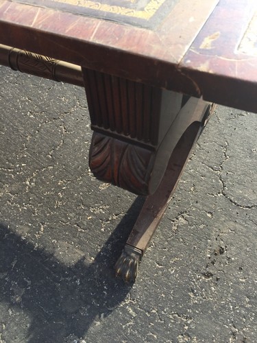 Vintage Coffee Table With Folding Ends