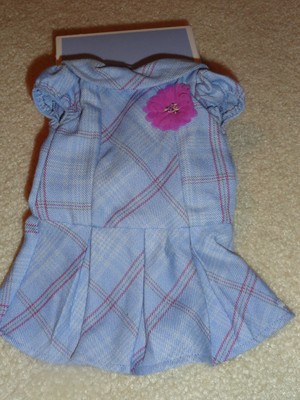 AMERICAN GIRL MYAG SWEET SCHOOL DRESS OUTFIT + CHARM COMPLETE RETIRED NEW IN BOX