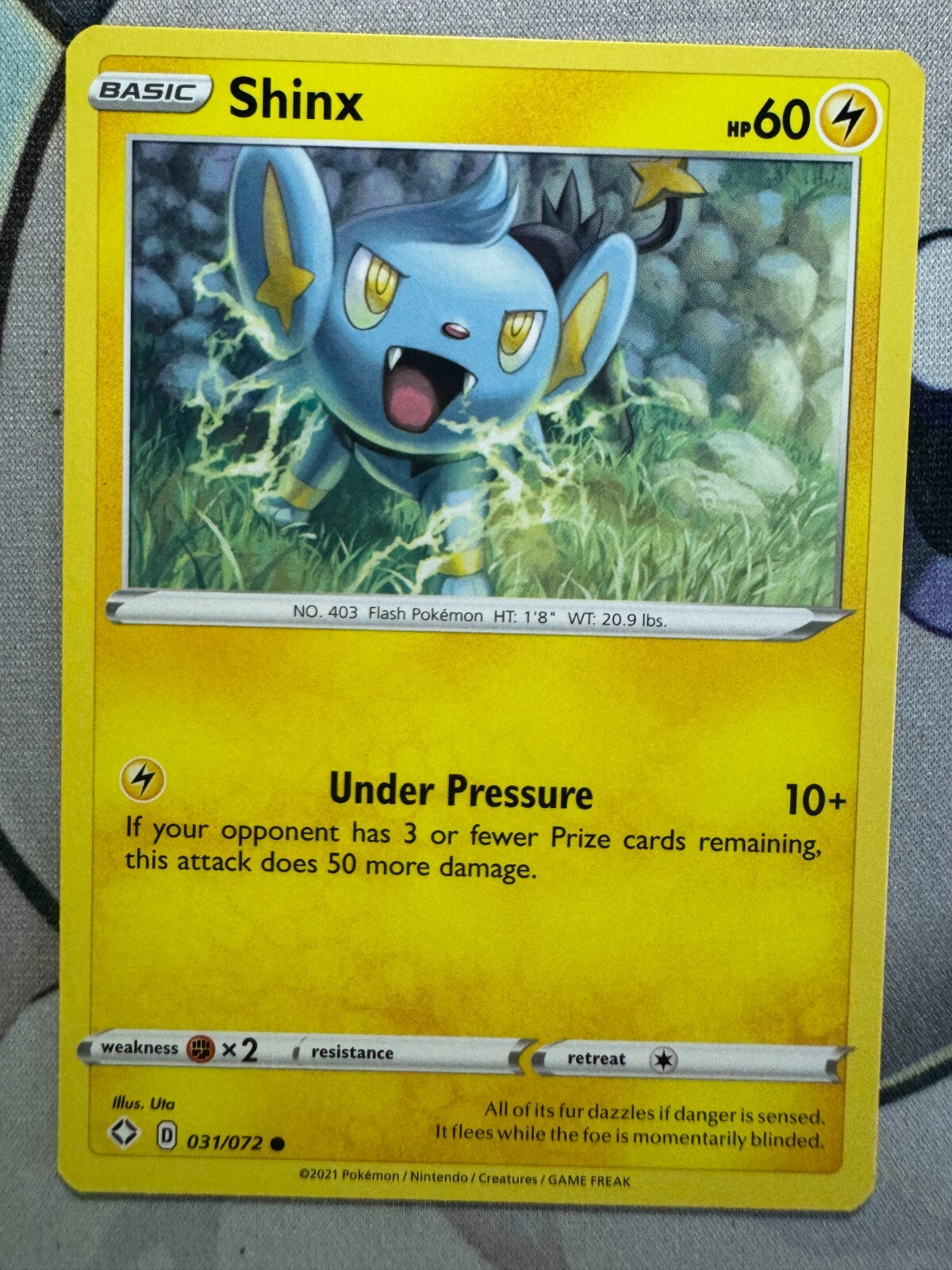 Shinx Non Holo English Pokemon TCG BKAS369 | eBay