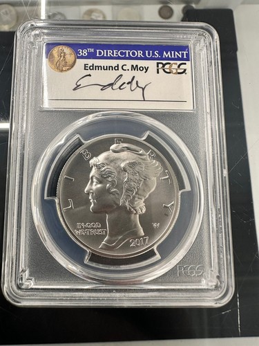 2017 $25 1 oz Palladium Eagle PCGS MS70 First Day Of Issue Edmund