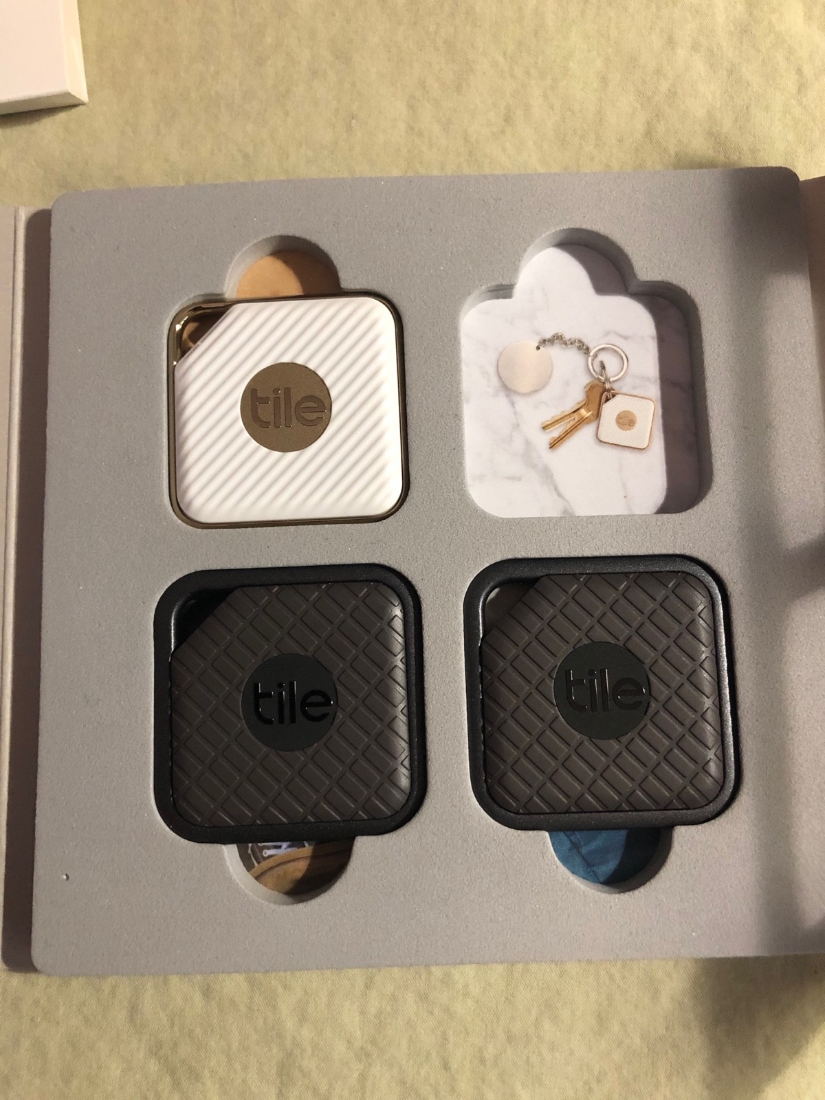 Tile Pro Sport Smart Trackers - Graphite/Slate  3 Pack NEW