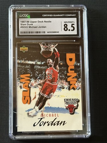 1997-1998 Upper Deck Michael Jordan Slam Dunk SD 22 CGC 8.5