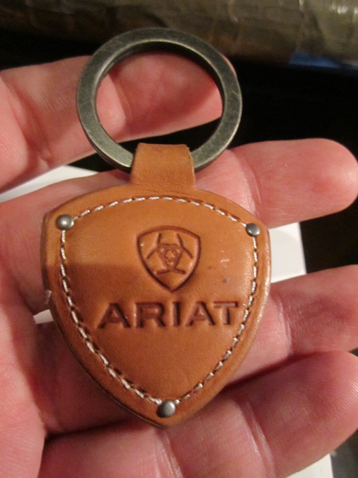 At Last ＆ Co key ring Key FOB Leather Self-Finishing by Planet Earth Leather