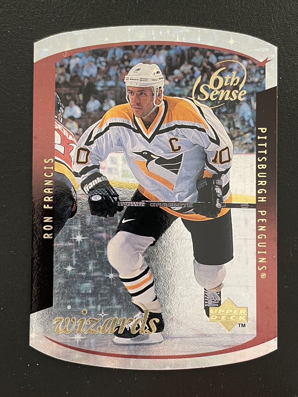 1997 Upper Deck 6TH Sense Wizards #SS25 Ron Francis 77/100