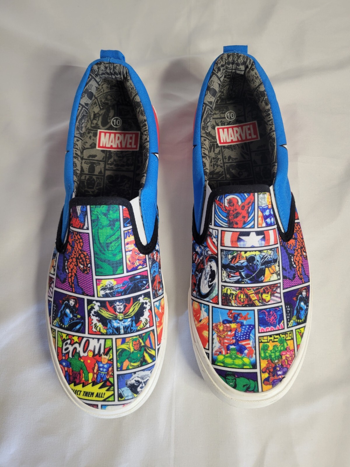 superhero slip on shoes