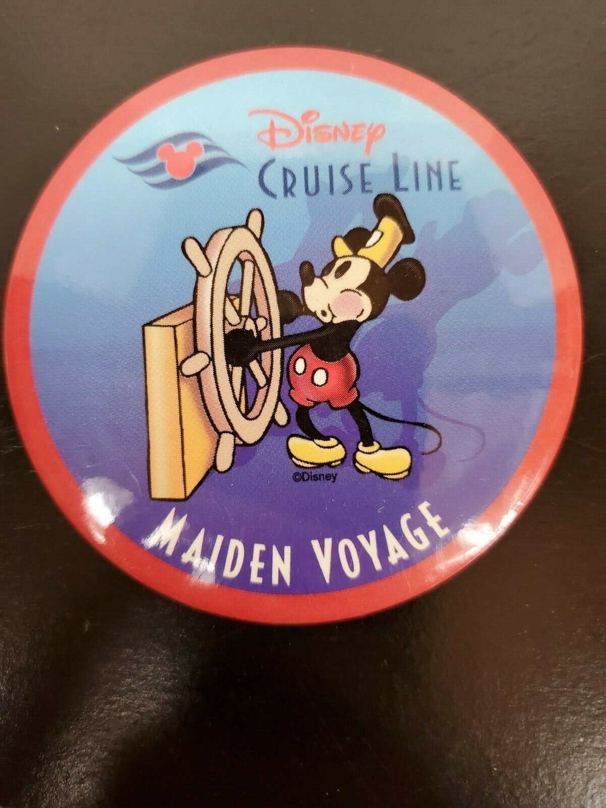 Disney Cruise Line Maiden Voyage Pin featuring Mickey Mouse