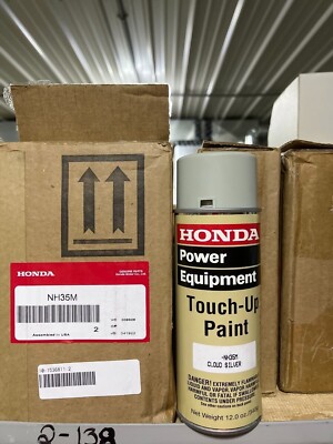 *1EA OEM HONDA HONDALINE CLOUD SILVER 12 OZ SPRAY PAINT NH35M (HCSPAINT) S1386