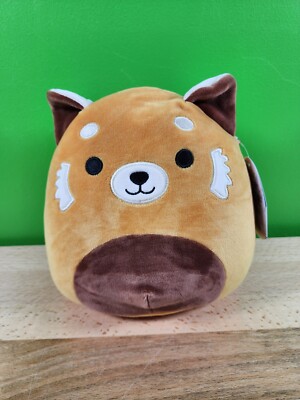 Squishmallow Kellytoy 8''  Seth the Red Panda Soft Plush Stuffed Animal NWT New