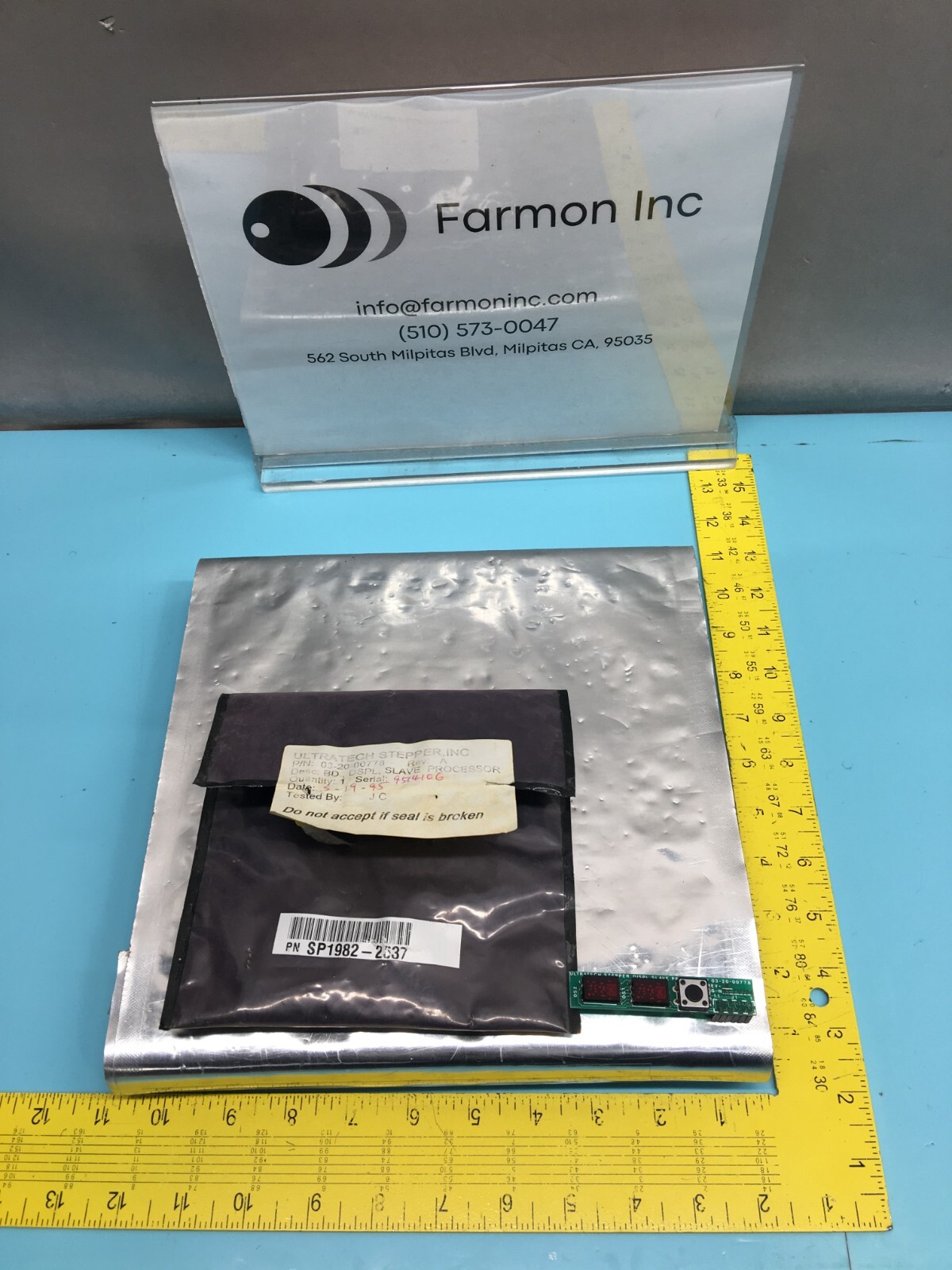 Ultratech 03-20-0778 CIRCUIT BOARD, PLUG-IN, DSPL, SLAVE PROC, 146181