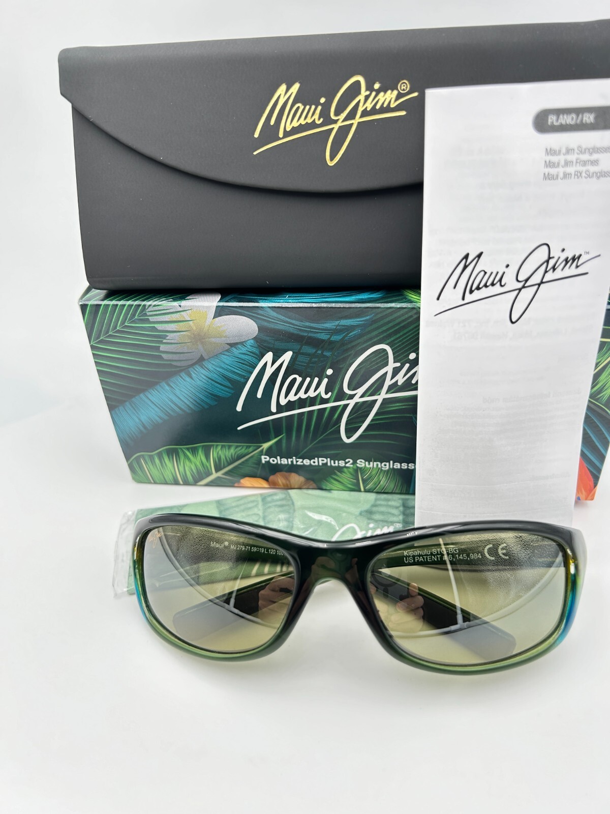 Pre-owned Maui Jim Polarized Sunglasses Mj 279 71 Kipahulu Marlin Maui Ht In Maui Ht Green