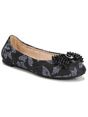 

CIRCUS BY SAM EDELMAN Женские балетки темно-синего цвета со стразами и круглым носком, Navy, F8981M2