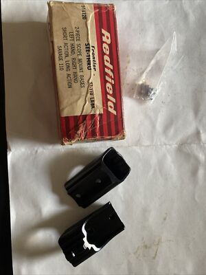 Vintage Redfield Frontier #514120 See-Thru 2-pc Scope Mount Base For Savage 110