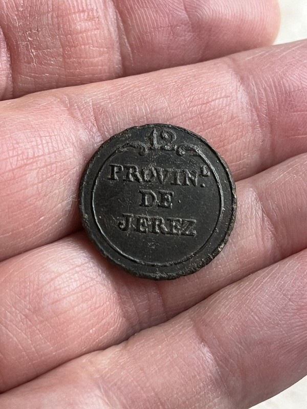 Bouton Militaire 12 Provincial De Jerez, Milicia Provincial, Napoleonic Wars