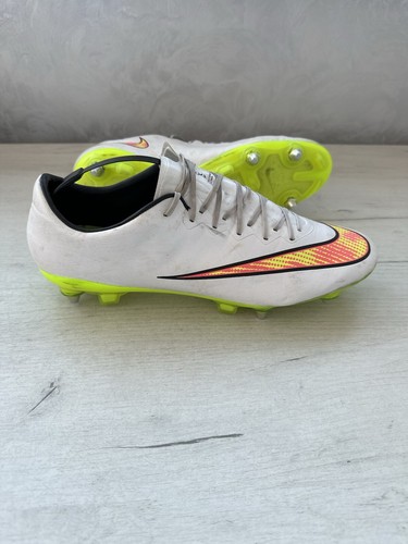 Nike Mercurial Vapor X White ACC Football Soccer Cleats US10