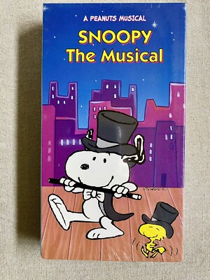 BRAND NEW FACTORY SEALED - Peanuts / Snoopy - The Musical (VHS, 1995)