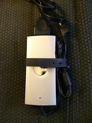 SILVER BLACK DELL MODEL HP-AF LAPTOP COMPUTER POWER SUPPLY CORD!