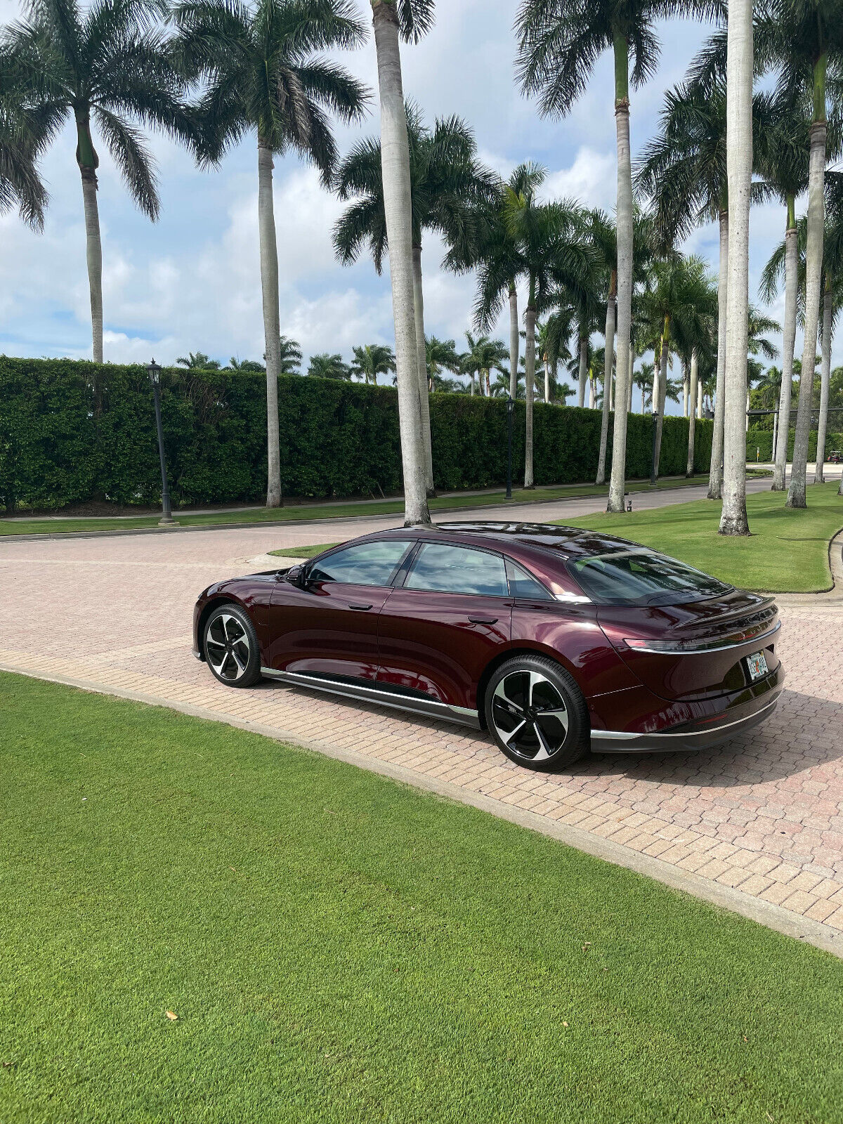 2023 Lucid Air Pure EV Sedan Zenith Red! NO RESERVE with less than 250 miles