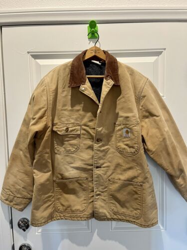 Carhartt Chore Coat Size 48 XL Made In USA Yellowstone Style Carhartt Chore Coat Size 48 XL Made In USA Yellowstone Style