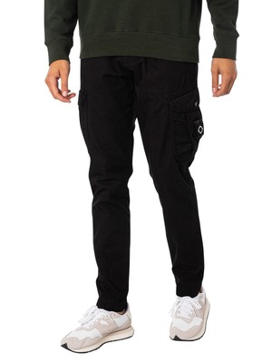 

Мужские брюки-карго MA.STRUM, черные, Черный, MAS2365-M000
