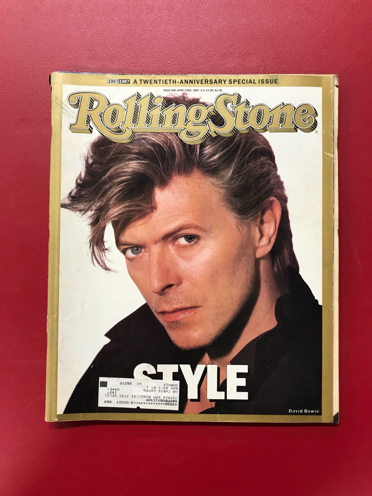 David Bowie Now Magazine '87 4冊セット David Bowie Now