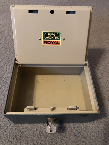 Vintage Burg Wachter Cash Box/Safe*****RARE*****