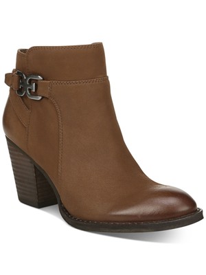 

SAM EDELMAN Женские коричневые кожаные ботильоны с перекрестными ремешками в полоску, размер 8,5 м, Коричневый, G7027L1