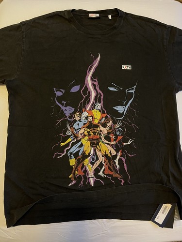 【23ss】Kith X-MEN CLASH VINTAGE TEE Kith x Marvel X-Men Clash Vintage Tee Black Men's - SS23 - US
