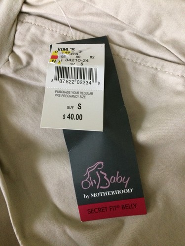 ???? NWT Oh Baby by Motherhood Maternity Khaki Shorts - Size Small