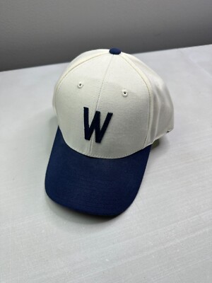 American Needle Washington Senators Baseball Cap Mens White 7 5/8 Model PRO Hat