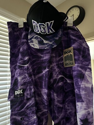 DGK boardshorts & Matching Hat (Purple Haze Collection)