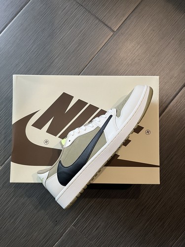Air Jordan 1 Low Golf x Travis Scott Neutral Olive Nike Rare Air Jordan 1 Low Golf x Travis Scott Neutral Olive Nike Rare