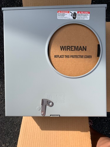 SIEMENS 4 JAW METER SOCKET UAS877-PPZA 200 AMP 600 VAC 1PH 3 WIRE RESIDENTIAL