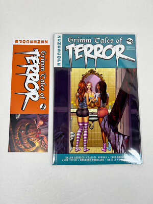 FLAWED: Zenescope GRIMM TALES OF TERROR Special Ed Trade Paperback Plus Sticker
