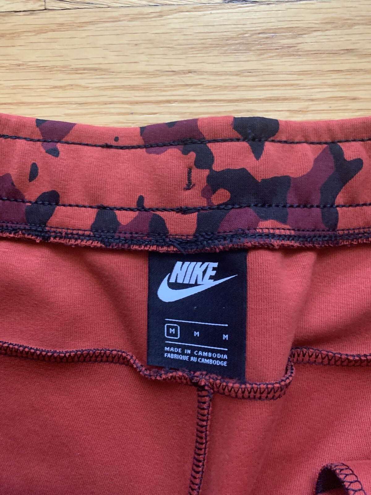 Nike Red Camo Full Tech Fleece Fit 