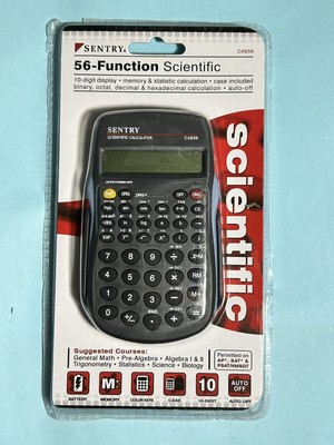 Scientific Calculator - Sentry 56 Function CA656 -SAT-AP Permitted-New Sealed