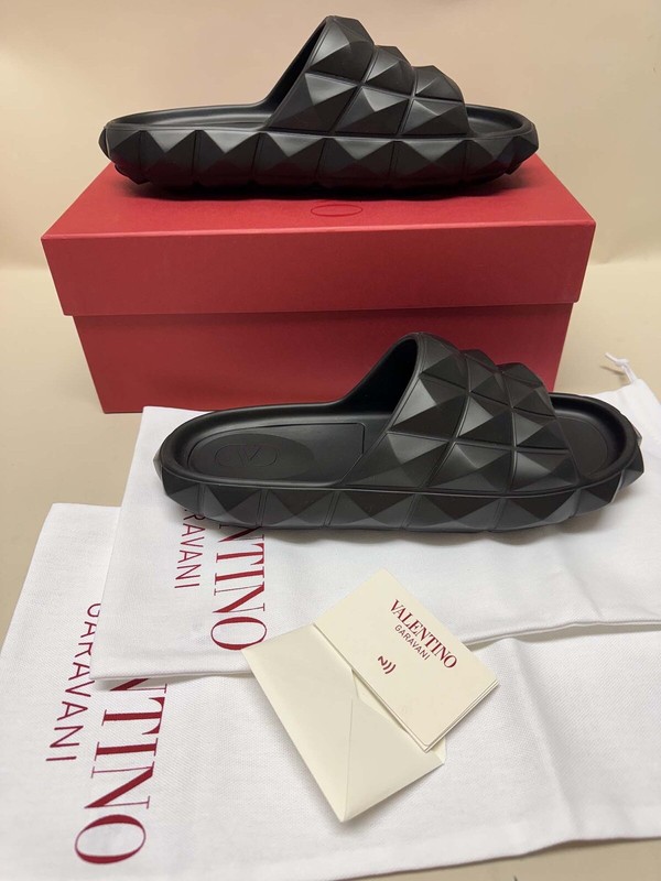 VALENTINO GARAVANI ROCKSTUD MULES SANDALS RUBBER  43 US 10 UK 9 TOP! 590 US$