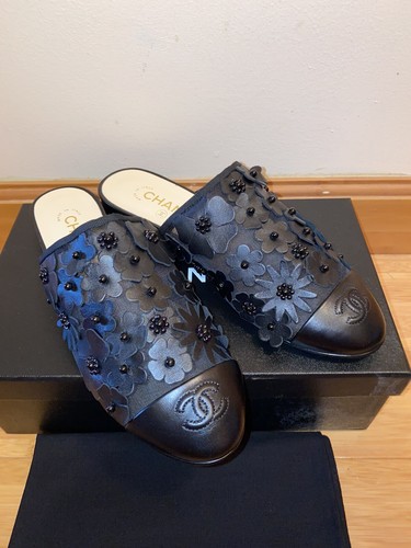 CHANEL ブラック フラワーパンプス $_12.JPG?set_id=880000500F