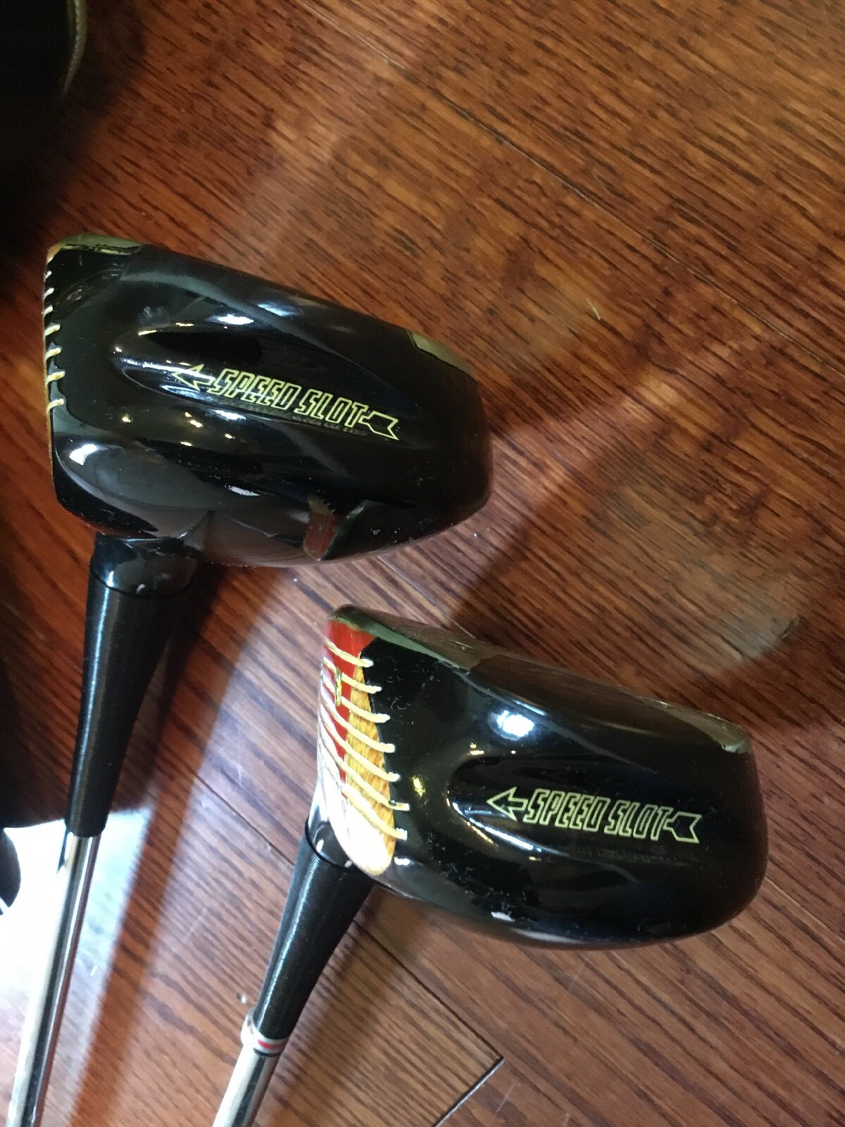 Vintage Golf Persimmon Ben Hogan Speed Slot 3 Wood & 4 Wood