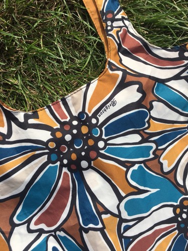 Brighton Reusable Foldable Shopper Tote Floral Print