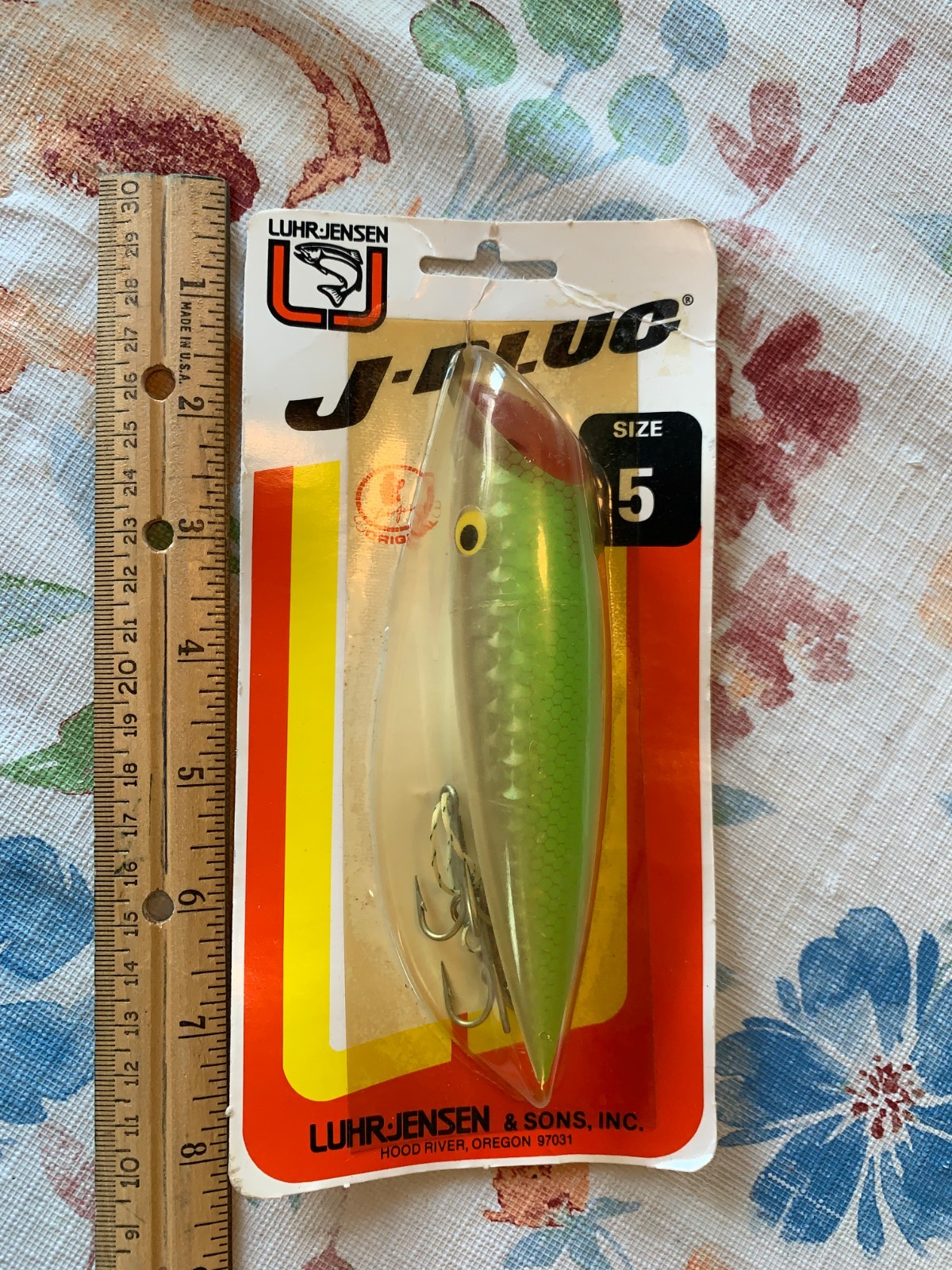 Vintage Luhr-Jensen J-Plug Size 5 Trolling Fishing Lure NOS