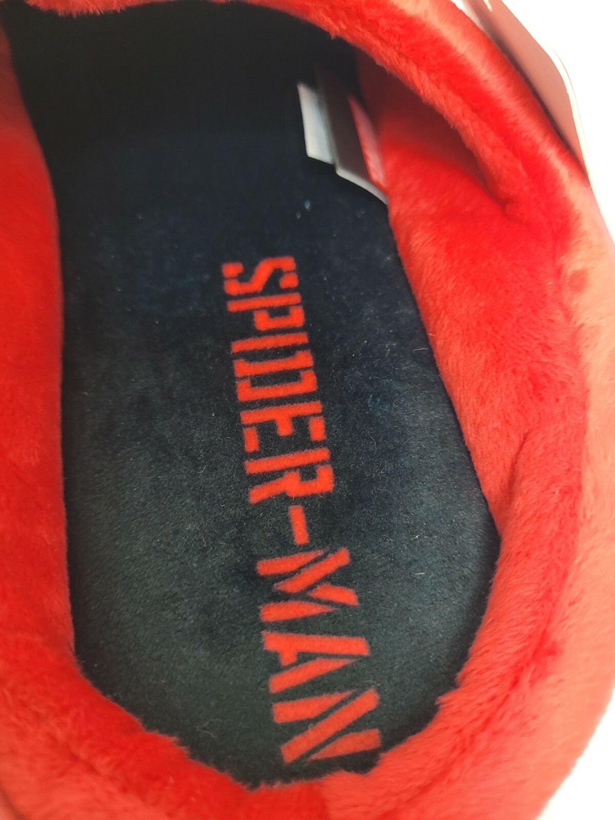 Marvel Spider-Man "Logo" Adult Slip On Slippers Size US 8 / EU 41