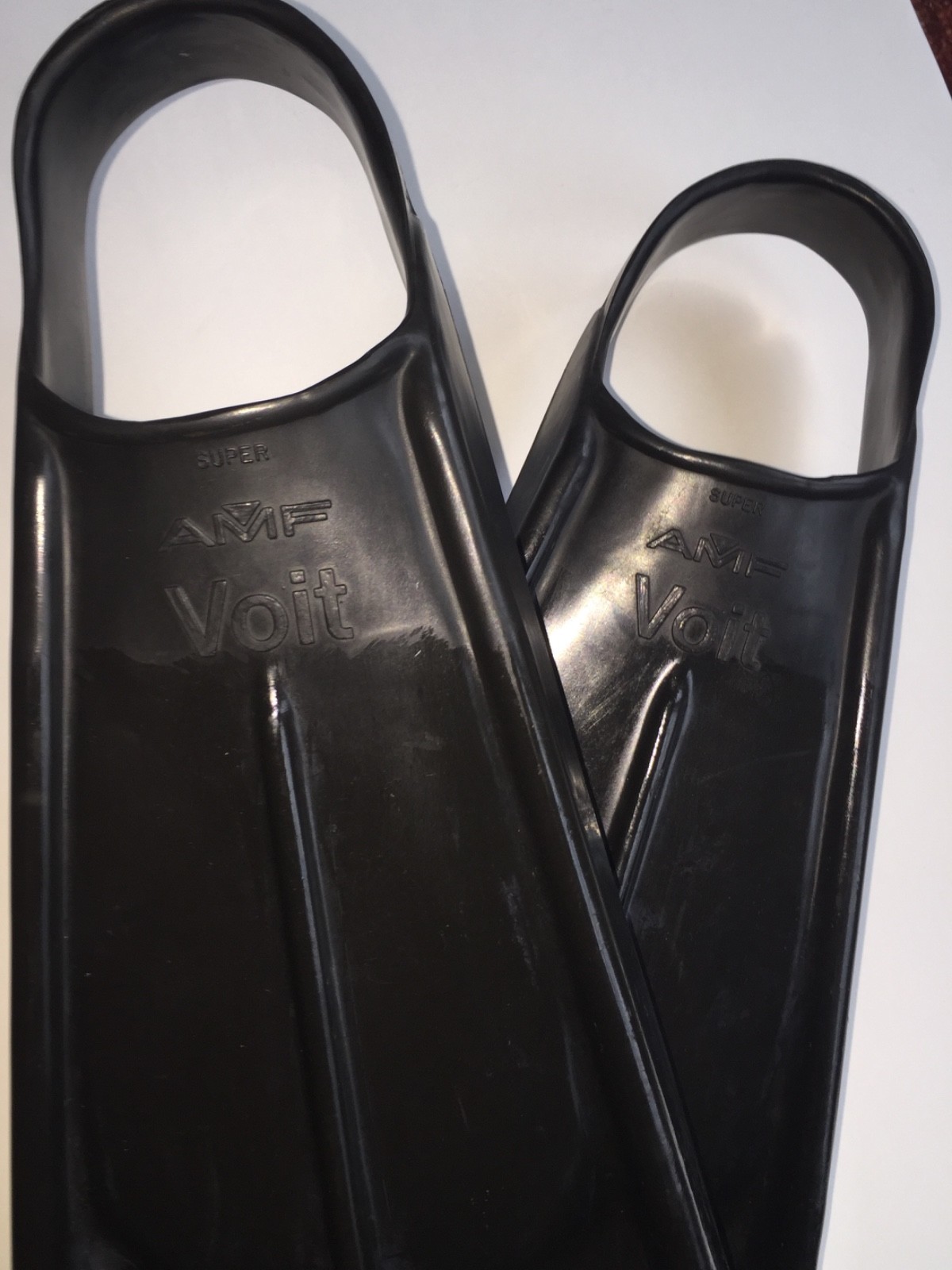 Vintage Voit Duck Feet fins.  U.D.T. Model